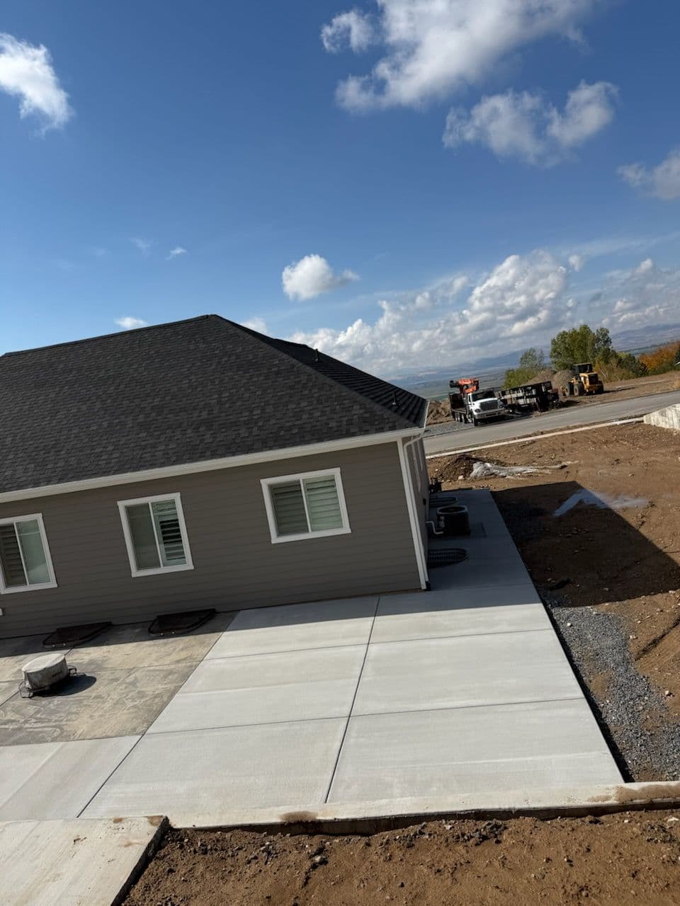 Gallery photos for Fresh Concrete Patio Installation: Image #1