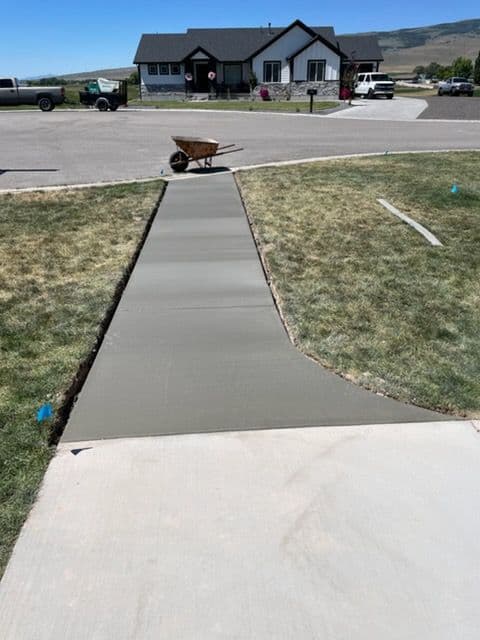 Project Concrete Sidewalks and Driveways Enhancing Local Homes image