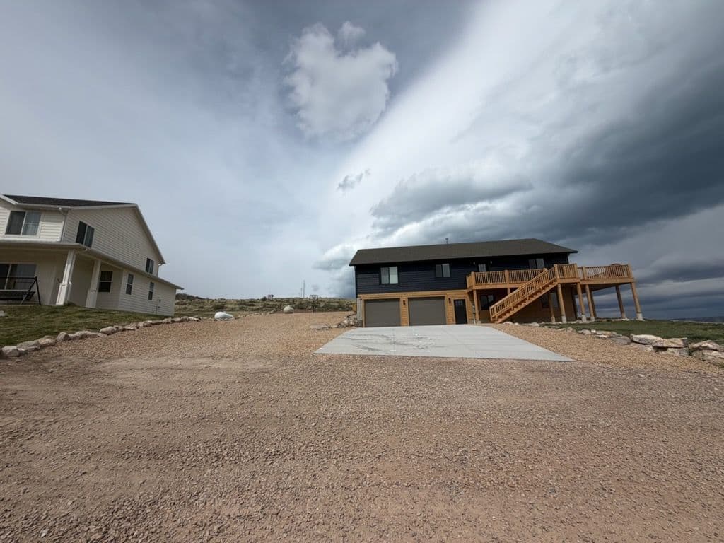 Xeriscape Gravel Yard with Concrete Pad at Bear Lake image