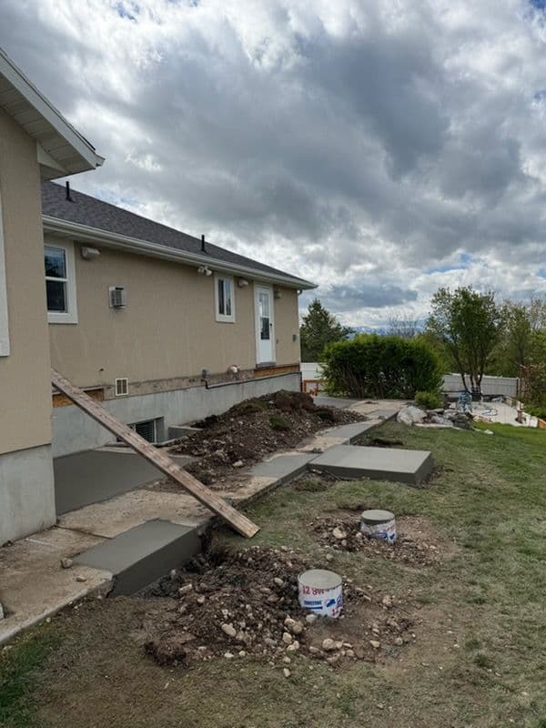 Basement Walk-Outs, Driveway Extensions, and Deck Footings Done Right image