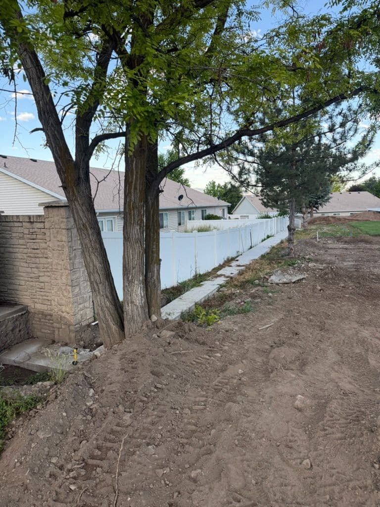 Project Precast Concrete Block Retaining Wall Holds Grade and Sets Up the Yard image