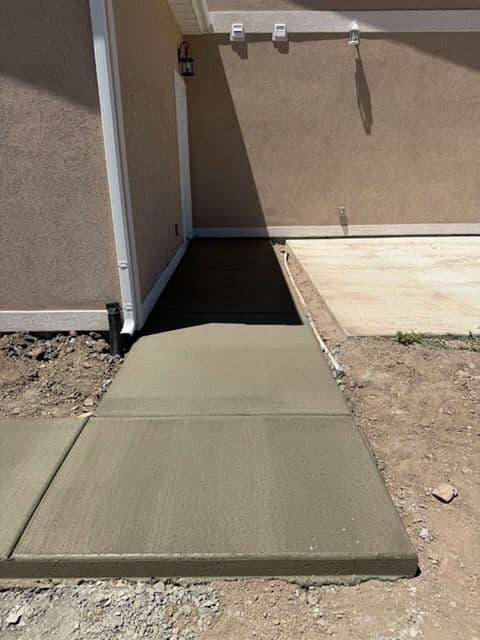Concrete Sidewalks Poured All the Way Around This Home image