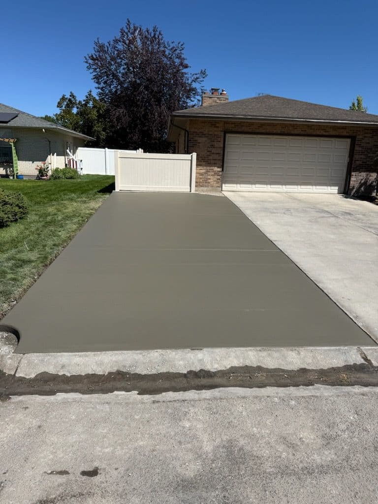 Gallery photos for Driveway Extension Boosts Space and Style in Tremonton: Image #1