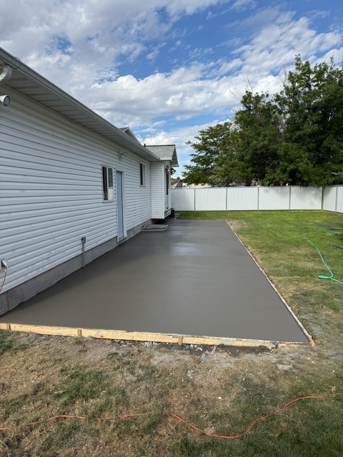 Project Sleek New Concrete Patio Transformation image
