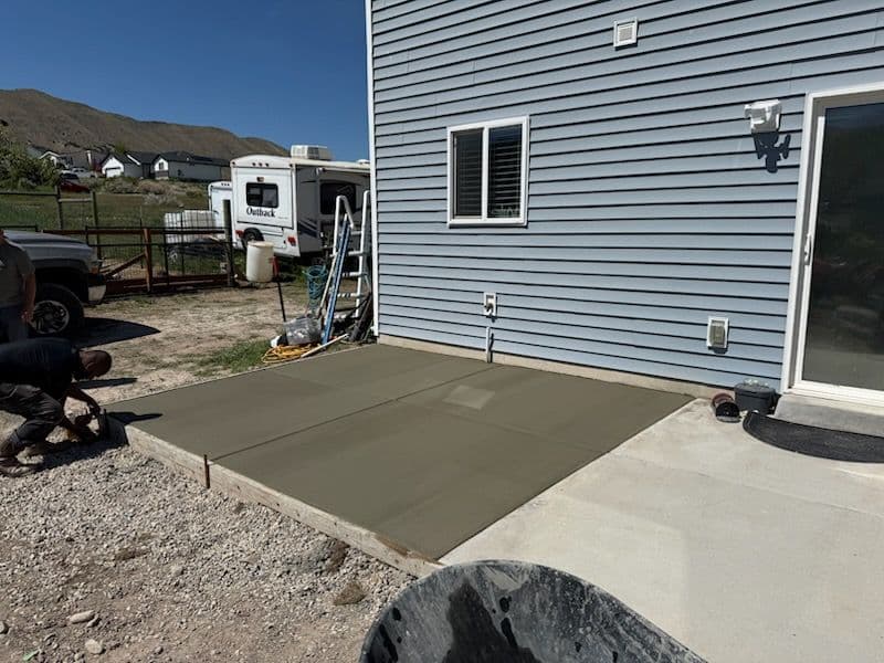 Fresh Concrete Work for Custom Patios and Sidewalks image