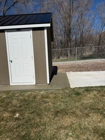 Gallery photos for Shed Update with Fresh Gravel and Concrete Borders: Image #3