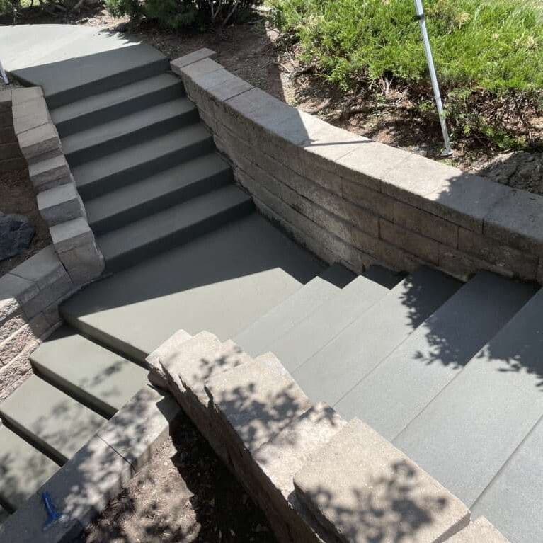 Gallery photos for Elegant Custom Concrete Stairs and Driveway Solutions: Image #1